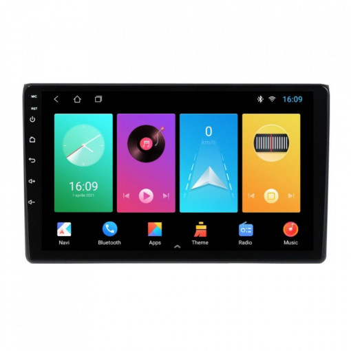 Navigatie dedicata cu Android Audi A4 (B6, B7) 2000 - 2008, 2GB RAM, Radio GPS Dual Zone, Display HD 9" Touchscreen, Internet Wi-Fi, Bluetooth, MirrorLink, USB, Waze