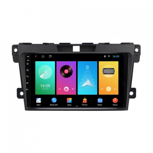 Navigatie dedicata cu Android Mazda CX-7 2006 - 2015, 1GB RAM, Radio GPS Dual Zone, Display HD 9" Touchscreen, Internet Wi-Fi, Bluetooth, MirrorLink, USB, Waze