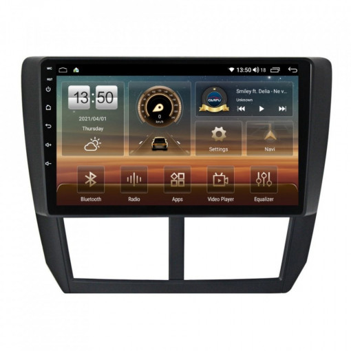 Navigatie dedicata cu Android Subaru Impreza / XV / WRX 2007 - 2014, 6GB RAM, Radio GPS Dual Zone, Display HD IPS 9" Touchscreen, Internet Wi-Fi si slot SIM 4G, Bluetooth, MirrorLink, USB, Waze