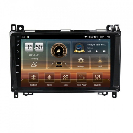Navigatie dedicata cu Android VW Crafter 2006 - 2016, 4GB RAM, Radio GPS Dual Zone, Display HD IPS 9" Touchscreen, Internet Wi-Fi si slot SIM 4G, Bluetooth, MirrorLink, USB, Waze