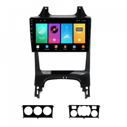Navigatie dedicata cu Android Peugeot 3008 2009 - 2016, 1GB RAM, Radio GPS Dual Zone, Display HD 9" Touchscreen, Internet Wi-Fi, Bluetooth, MirrorLink, USB, Waze