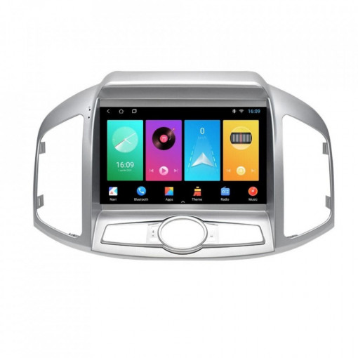 Navigatie dedicata cu Android Chevrolet Captiva 2011 - 2016, 1GB RAM, Radio GPS Dual Zone, Display HD 9" Touchscreen, Internet Wi-Fi, Bluetooth, MirrorLink, USB, Waze