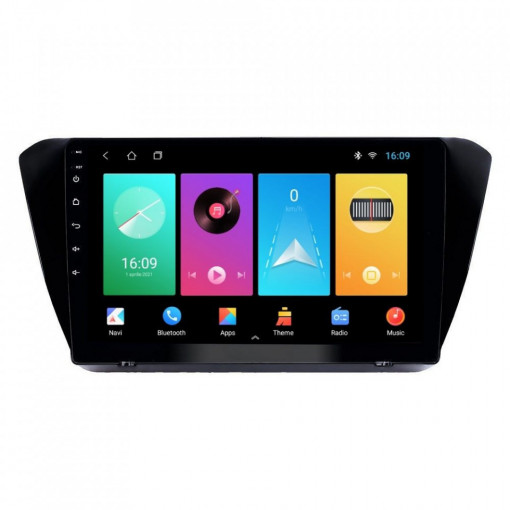 Navigatie dedicata cu Android Skoda Superb III 2015 - 2017, 2GB RAM, Radio GPS Dual Zone, Display HD 10" Touchscreen, Internet Wi-Fi, Bluetooth, MirrorLink, USB, Waze