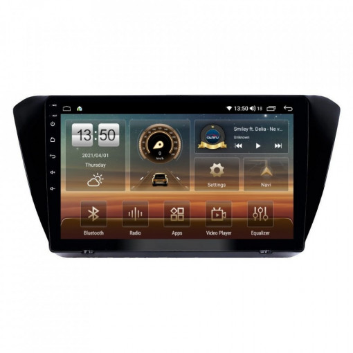 Navigatie dedicata cu Android Skoda Superb III 2015 - 2019, 4GB RAM, Radio GPS Dual Zone, Display HD IPS 10" Touchscreen, Internet Wi-Fi si slot SIM 4G, Bluetooth, MirrorLink, USB, Waze