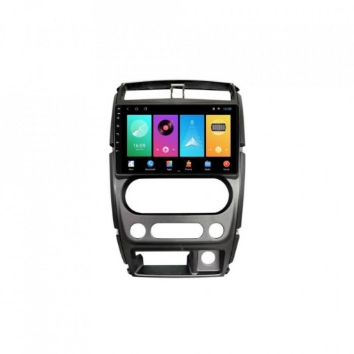 Navigatie dedicata cu Android Suzuki Jimny 2005 - 2018, 2GB RAM, Radio GPS Dual Zone, Display HD 9" Touchscreen, Internet Wi-Fi, Bluetooth, MirrorLink, USB, Waze