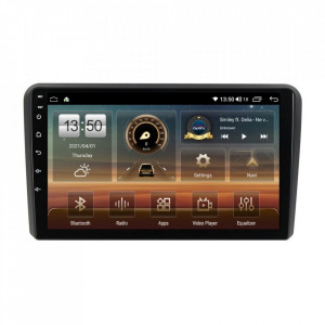 Navigatie dedicata cu Android Audi A3 (8P1) 2003 - 2013, 4GB RAM, Radio GPS Dual Zone, Display HD IPS 9" Touchscreen, Internet Wi-Fi si slot SIM 4G, Bluetooth, MirrorLink, USB, Waze
