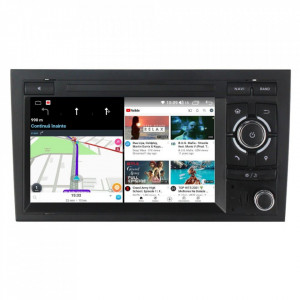 Navigatie dedicata cu Android Audi A4 (B6, B7) 2000 - 2008, 1GB RAM, Radio GPS Dual Zone, Display HD 7" Touchscreen, Internet Wi-Fi, Bluetooth, MirrorLink, USB, Waze