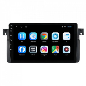 Navigatie dedicata cu Android BMW Seria 3 (E46) 1997 - 2005, 1GB RAM, Radio GPS Dual Zone, Display HD 9" Touchscreen, Internet Wi-Fi, Bluetooth, MirrorLink, USB, Waze