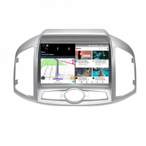 Navigatie dedicata cu Android Chevrolet Captiva 2011 - 2016, 4GB RAM, Radio GPS Dual Zone, Display HD IPS 9" Touchscreen, Internet Wi-Fi si slot SIM 4G, Bluetooth, MirrorLink, USB, Waze