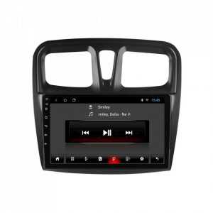 Navigatie dedicata cu Android Dacia Logan II 2012 - 2020, 1GB RAM, Radio GPS Dual Zone, Display HD 10" Touchscreen, Internet Wi-Fi, Bluetooth, MirrorLink, USB, Waze