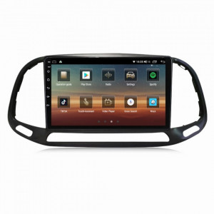Navigatie dedicata cu Android Fiat Doblo dupa 2015, 6GB RAM, Radio GPS Dual Zone, Display HD IPS 9" Touchscreen, Internet Wi-Fi si slot SIM 4G, Bluetooth, MirrorLink, USB, Waze