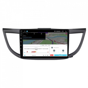 Navigatie dedicata cu Android Honda CR-V IV 2012 - 2018, 8GB RAM, Radio GPS Dual Zone, Display HD IPS 10" Touchscreen, Internet Wi-Fi si slot SIM 4G, Bluetooth, MirrorLink, USB, Waze