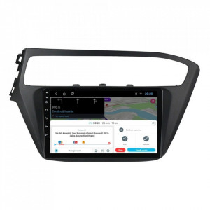 Navigatie dedicata cu Android Hyundai i20 2018 - 2020, 2GB RAM, Radio GPS Dual Zone, Display HD 9" Touchscreen, Internet Wi-Fi, Bluetooth, MirrorLink, USB, Waze