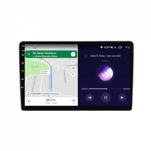 Navigatie dedicata cu Android Hyundai i40 2012 - 2020, 8GB RAM, Radio GPS Dual Zone, Display HD IPS 9" Touchscreen, Internet Wi-Fi si slot SIM 4G, Bluetooth, MirrorLink, USB, Waze