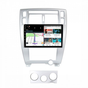 Navigatie dedicata cu Android Hyundai Tucson 2004 - 2011, 4GB RAM, Radio GPS Dual Zone, Display HD IPS 10" Touchscreen, Internet Wi-Fi si slot SIM 4G, Bluetooth, MirrorLink, USB, Waze