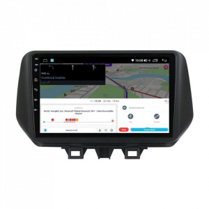 Navigatie dedicata cu Android Hyundai Tucson 2018 - 2020, 8GB RAM, Radio GPS Dual Zone, Display HD IPS 10" Touchscreen, Internet Wi-Fi si slot SIM 4G, Bluetooth, MirrorLink, USB, Waze