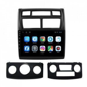 Navigatie dedicata cu Android KIA Sportage 2004 - 2010, 1GB RAM, Radio GPS Dual Zone, Display HD 9" Touchscreen, Internet Wi-Fi, Bluetooth, MirrorLink, USB, Waze