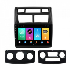 Navigatie dedicata cu Android KIA Sportage 2004 - 2010, 2GB RAM, Radio GPS Dual Zone, Display HD 9" Touchscreen, Internet Wi-Fi, Bluetooth, MirrorLink, USB, Waze