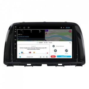 Navigatie dedicata cu Android Mazda CX-5 2011 - 2017, 1GB RAM, Radio GPS Dual Zone, Display HD 9" Touchscreen, Internet Wi-Fi, Bluetooth, MirrorLink, USB, Waze