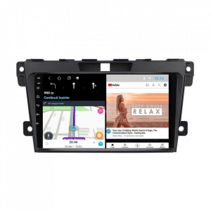 Navigatie dedicata cu Android Mazda CX-7 2006 - 2015, 2GB RAM, Radio GPS Dual Zone, Display HD 9" Touchscreen, Internet Wi-Fi, Bluetooth, MirrorLink, USB, Waze