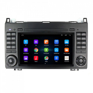 Navigatie dedicata cu Android Mercedes A-Class W169 2004 - 2012, 1GB RAM, Radio GPS Dual Zone, Display HD 7" Touchscreen, Internet Wi-Fi, Bluetooth, MirrorLink, USB, Waze
