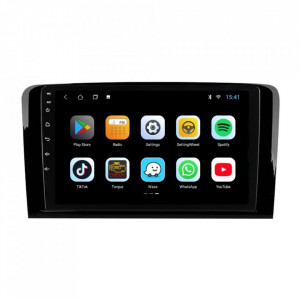 Navigatie dedicata cu Android Mercedes M-Class ML W164 2005 - 2012, 1GB RAM, Radio GPS Dual Zone, Display HD 9" Touchscreen, Internet Wi-Fi, Bluetooth, MirrorLink, USB, Waze