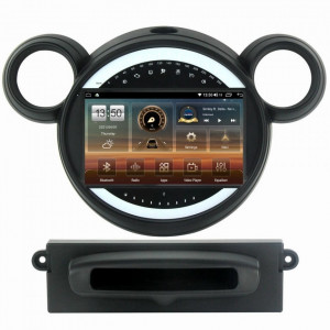 Navigatie dedicata cu Android Mini Cooper 2007 - 2014, 8GB RAM, Radio GPS Dual Zone, Display HD IPS 9" Touchscreen, Internet Wi-Fi si slot SIM 4G, Bluetooth, MirrorLink, USB, Waze
