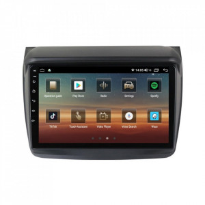 Navigatie dedicata cu Android Mitsubishi L200 2005 - 2015, 4GB RAM, Radio GPS Dual Zone, Display HD IPS 9" Touchscreen, Internet Wi-Fi si slot SIM 4G, Bluetooth, MirrorLink, USB, Waze