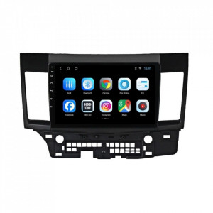 Navigatie dedicata cu Android Mitsubishi Lancer dupa 2007, 1GB RAM, Radio GPS Dual Zone, Display HD 10" Touchscreen, Internet Wi-Fi, Bluetooth, MirrorLink, USB, Waze