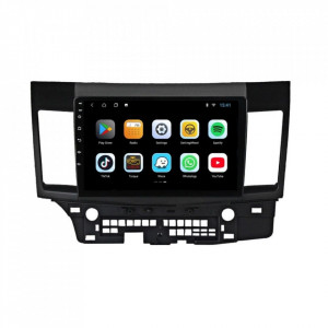 Navigatie dedicata cu Android Mitsubishi Lancer dupa 2007, 2GB RAM, Radio GPS Dual Zone, Display HD 10" Touchscreen, Internet Wi-Fi, Bluetooth, MirrorLink, USB, Waze