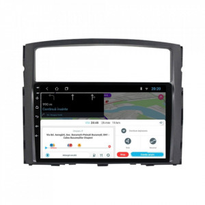 Navigatie dedicata cu Android Mitsubishi Pajero IV 2006 - 2018, 2GB RAM, Radio GPS Dual Zone, Display HD 9" Touchscreen, Internet Wi-Fi, Bluetooth, MirrorLink, USB, Waze