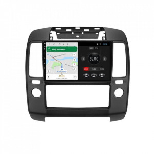 Navigatie dedicata cu Android Nissan Navara D40 2004 - 2014, 2GB RAM, Radio GPS Dual Zone, Display HD 9" Touchscreen, Internet Wi-Fi, Bluetooth, MirrorLink, USB, Waze