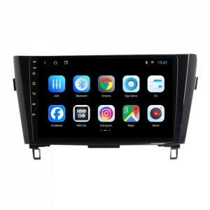 Navigatie dedicata cu Android Nissan Qashqai II 2014 - 2021, 2GB RAM, Radio GPS Dual Zone, Display HD 10" Touchscreen, Internet Wi-Fi, Bluetooth, MirrorLink, USB, Waze