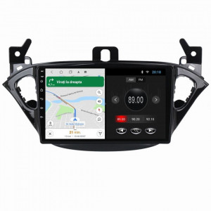 Navigatie dedicata cu Android Opel Adam 2012 - 2019, 1GB RAM, Radio GPS Dual Zone, Display HD 9" Touchscreen, Internet Wi-Fi, Bluetooth, MirrorLink, USB, Waze
