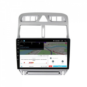 Navigatie dedicata cu Android Peugeot 307 2000 - 2013, 4GB RAM, Radio GPS Dual Zone, Display HD IPS 9" Touchscreen, Internet Wi-Fi si slot SIM 4G, Bluetooth, MirrorLink, USB, Waze