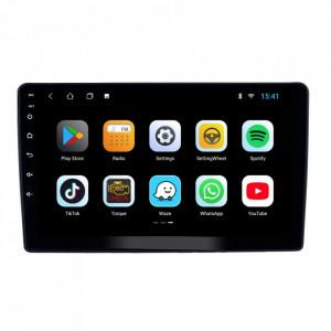 Navigatie dedicata cu Android Peugeot 307 2000 - 2013, negru, 1GB RAM, Radio GPS Dual Zone, Display HD 9" Touchscreen, Internet Wi-Fi, Bluetooth, MirrorLink, USB, Waze