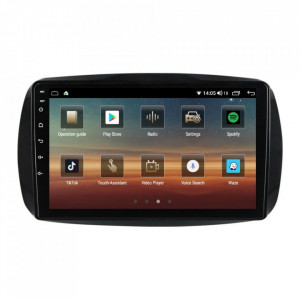 Navigatie dedicata cu Android Smart Forfour dupa 2014, 6GB RAM, Radio GPS Dual Zone, Display HD IPS 9" Touchscreen, Internet Wi-Fi si slot SIM 4G, Bluetooth, MirrorLink, USB, Waze