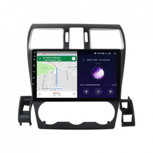 Navigatie dedicata cu Android Subaru XV 2012 - 2017, 8GB RAM, Radio GPS Dual Zone, Display HD IPS 9" Touchscreen, Internet Wi-Fi si slot SIM 4G, Bluetooth, MirrorLink, USB, Waze