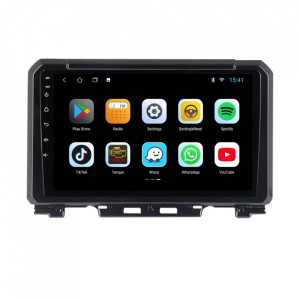 Navigatie dedicata cu Android Suzuki Jimny dupa 2018, 1GB RAM, Radio GPS Dual Zone, Display HD 9" Touchscreen, Internet Wi-Fi, Bluetooth, MirrorLink, USB, Waze