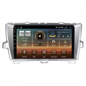 Navigatie dedicata cu Android Toyota Prius 2009 - 2015, 6GB RAM, Radio GPS Dual Zone, Display HD IPS 9" Touchscreen, Internet Wi-Fi si slot SIM 4G, Bluetooth, MirrorLink, USB, Waze
