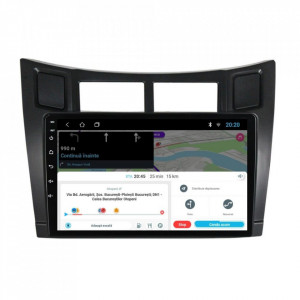 Navigatie dedicata cu Android Toyota Yaris 2006 - 2011, 1GB RAM, Radio GPS Dual Zone, Display HD 9" Touchscreen, Internet Wi-Fi, Bluetooth, MirrorLink, USB, Waze