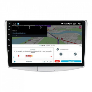 Navigatie dedicata cu Android VW Passat B6 / B7 2005 - 2015, 8GB RAM, Radio GPS Dual Zone, Display HD IPS 10" Touchscreen, Internet Wi-Fi si slot SIM 4G, Bluetooth, MirrorLink, USB, Waze