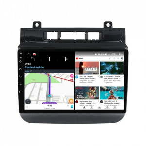 Navigatie dedicata cu Android VW Touareg 7P 2010 - 2018, 8GB RAM, Radio GPS Dual Zone, Display HD IPS 9" Touchscreen, Internet Wi-Fi si slot SIM 4G, Bluetooth, MirrorLink, USB, Waze