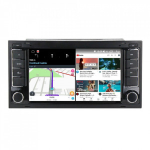 Navigatie dedicata cu Android VW Transporter T5 2003 - 2009, 2GB RAM, Radio GPS Dual Zone, Display HD 7" Touchscreen, Internet Wi-Fi, Bluetooth, MirrorLink, USB, Waze