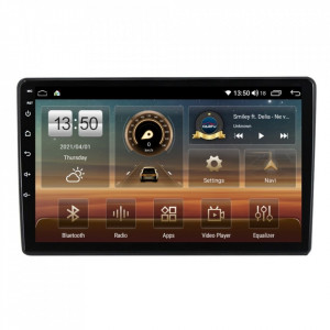 Navigatie dedicata cu Android VW Transporter T5 2010 - 2015, 6GB RAM, Radio GPS Dual Zone, Display HD IPS 10'' Touchscreen, Internet Wi-Fi si slot SIM 4G, Bluetooth, MirrorLink, USB, Waze
