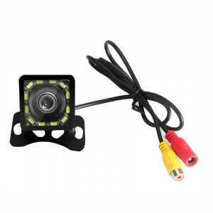 Camera marsarier auto cu 12 LED-uri, Night Vision, rezistenta la apa si praf, cablu video 6m, unghi 170 grade