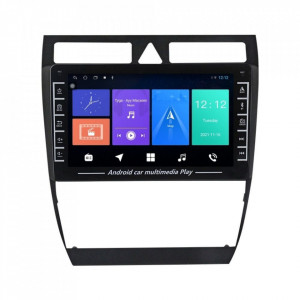 Navigatie dedicata cu Android Audi A6 (C5) 1997 - 2005, 1GB RAM, Radio GPS Dual Zone, Display HD IPS 8" Touchscreen, Internet Wi-Fi, Bluetooth, MirrorLink, USB, Waze