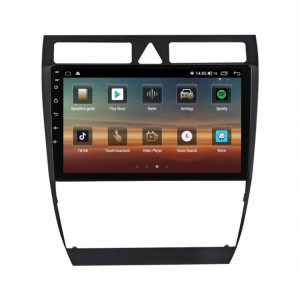 Navigatie dedicata cu Android Audi A6 (C5) 1997 - 2005, 4GB RAM, Radio GPS Dual Zone, Display HD IPS 9" Touchscreen, Internet Wi-Fi si slot SIM 4G, Bluetooth, MirrorLink, USB, Waze