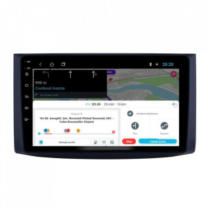 Navigatie dedicata cu Android Chevrolet Aveo 2006 - 2011, 1GB RAM, Radio GPS Dual Zone, Display HD 9" Touchscreen, Internet Wi-Fi, Bluetooth, MirrorLink, USB, Waze