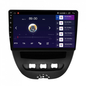 Navigatie dedicata cu Android Citroen C1 I 2005 - 2014, 6GB RAM, Radio GPS Dual Zone, Display HD IPS 10" Touchscreen, Internet Wi-Fi si slot SIM 4G, Bluetooth, MirrorLink, USB, Waze